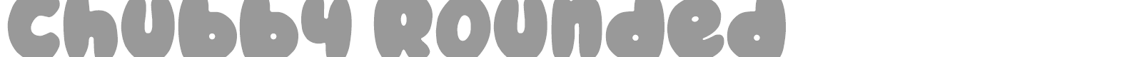 Chubby Rounded font preview